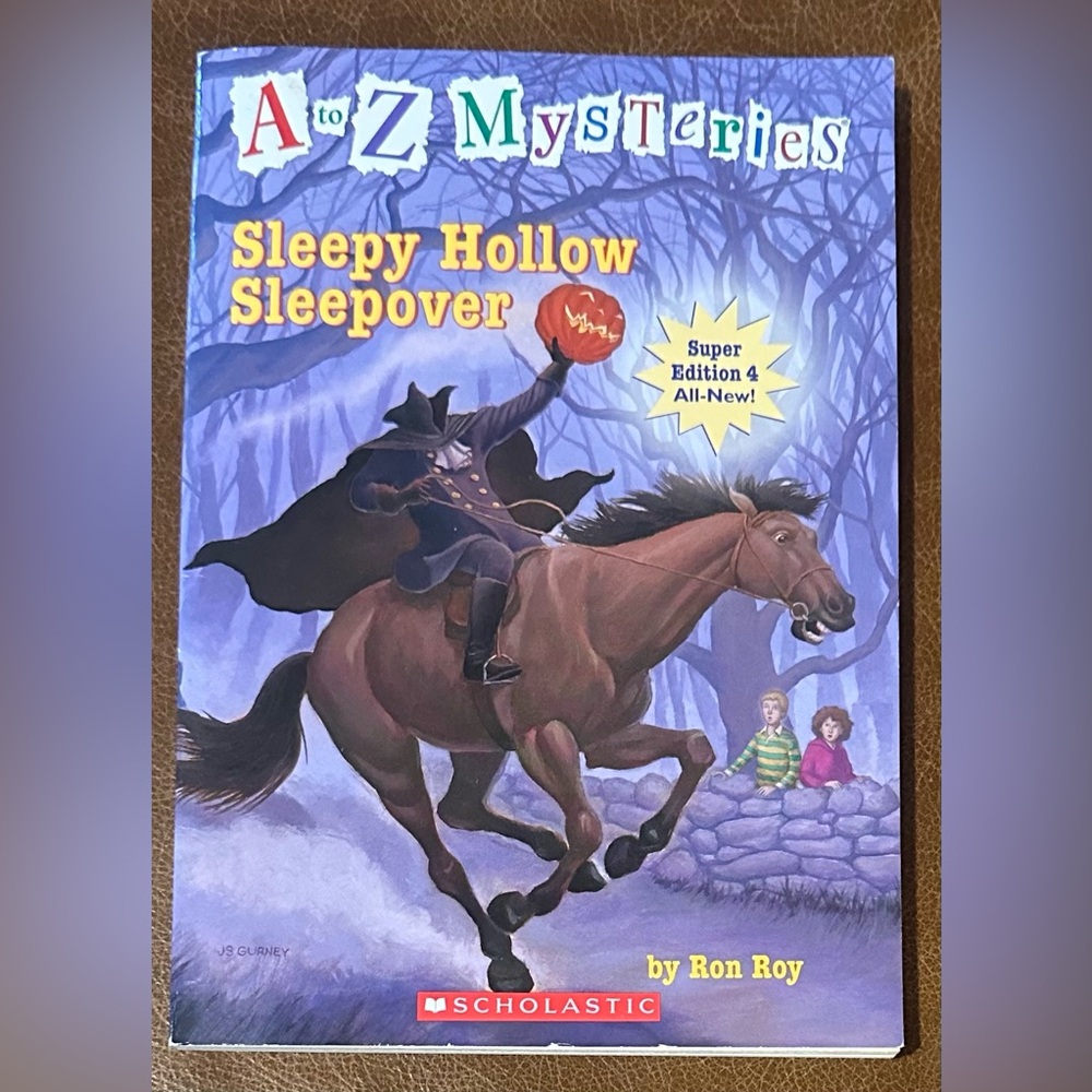 A to Z Mysteries Sleepy Hallow Sleepover Paperback Book